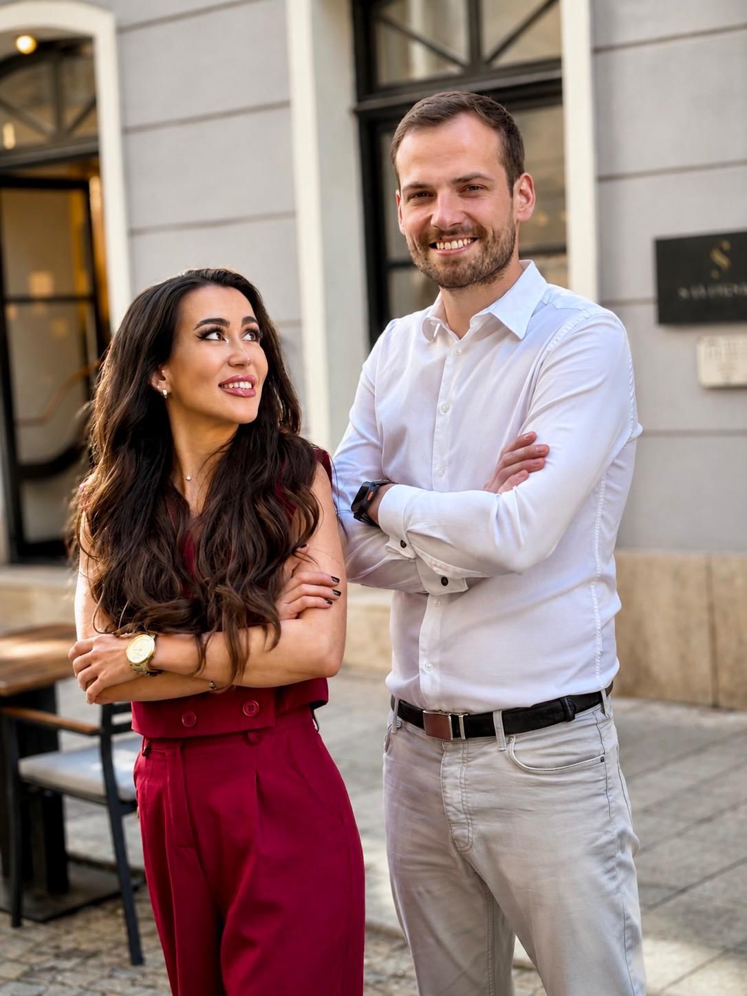 Martin a Eliška Martin a Eliška v Café Savorsky u autorských dezertů